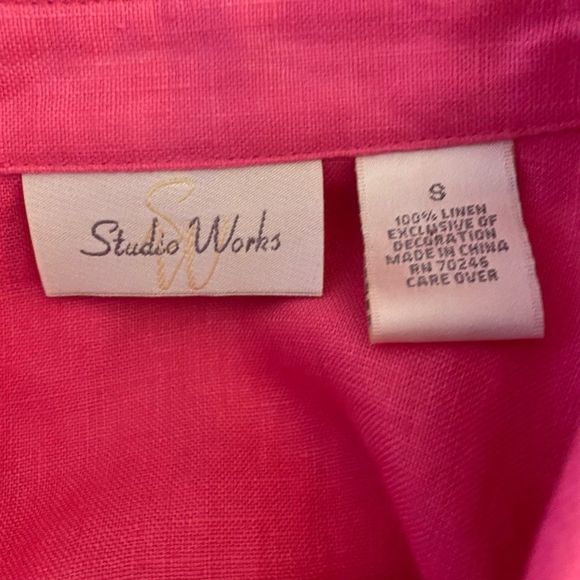 Studio Works Linen Top - Picture 4 of 4